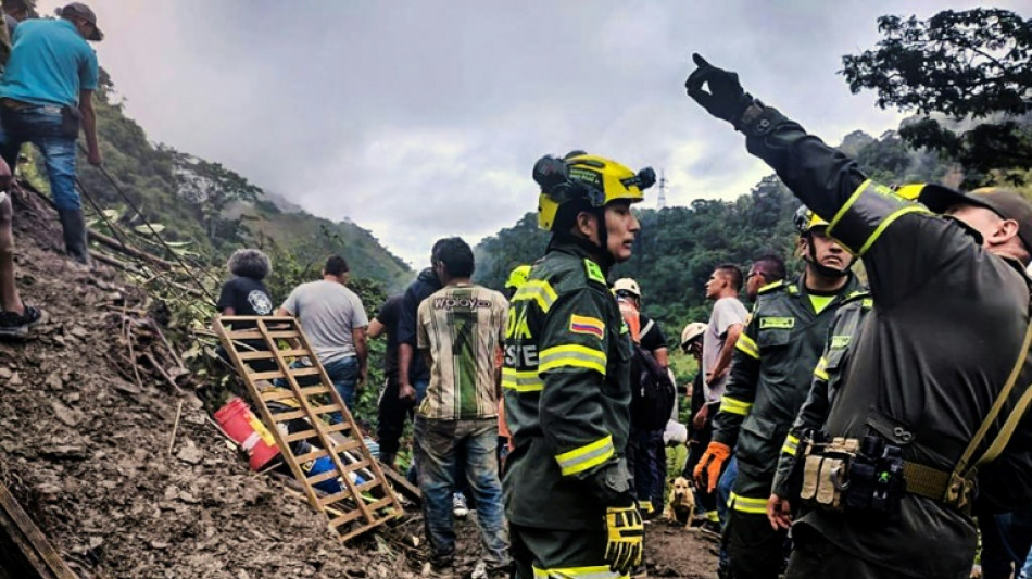 Colombie: 34 morts dont huit mineurs dans un glissement de terrain