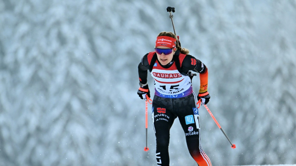 Biathletinnen ohne Podest in Verfolgung