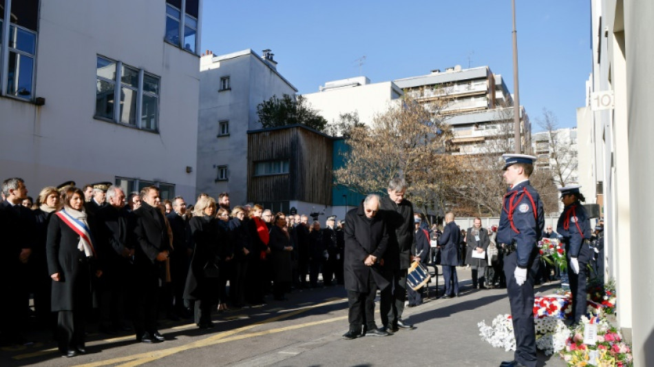 Frankreich gedenkt der Opfer des islamistischen Angriffs auf "Charlie Hebdo" 2015