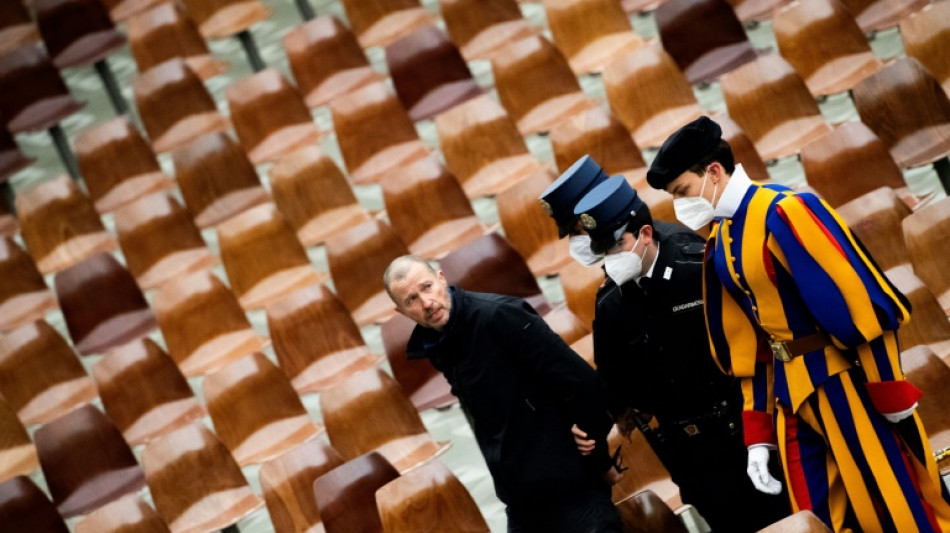 Man disrupts pope audience, shouts: 'God rejects you'