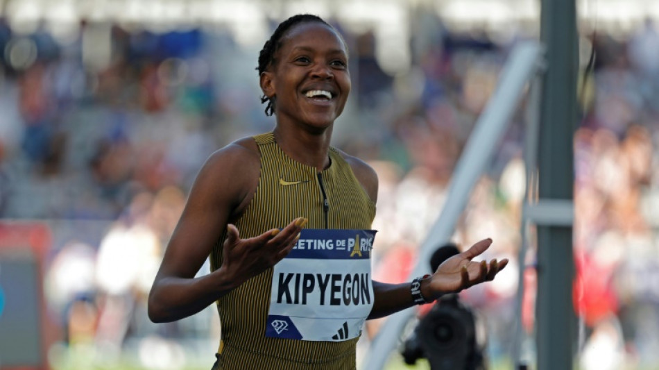 Athlétisme: la Kényane Faith Kipyegon améliore son record du monde du 1.500 m