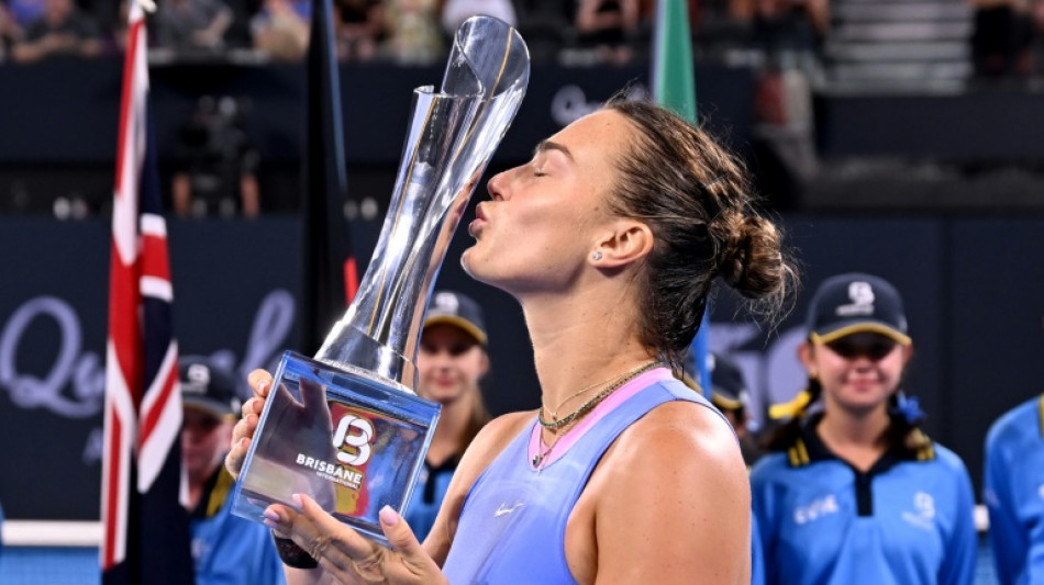 Sabalenka vira sobre Kudermetova em Brisbane e conquista 1º título do ano