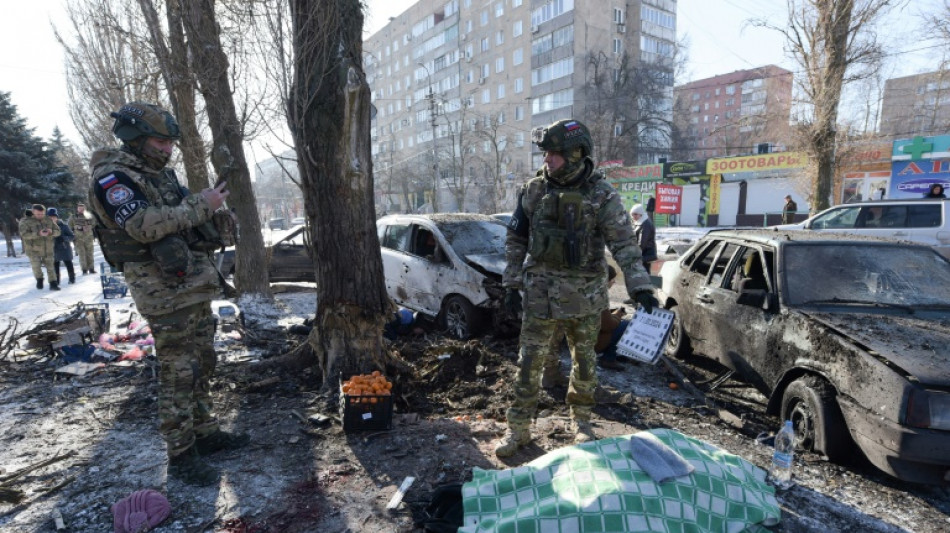 La Russie dénonce l'attaque ukrainienne "barbare" à Donetsk, un terminal gazier en feu en Russie