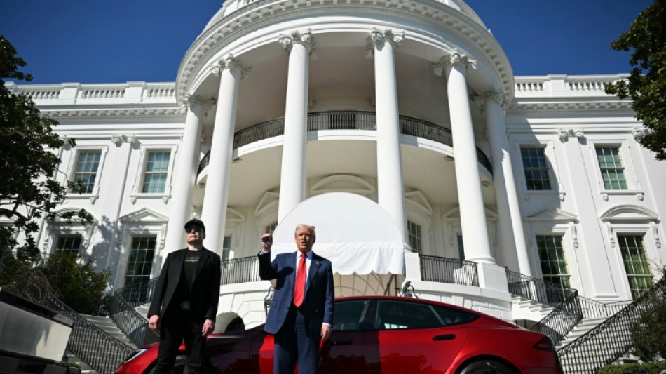 Trump burnishes Tesla at White House in show of support for Musk