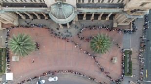 Long queues as S.Africa votes with ANC rule in balance