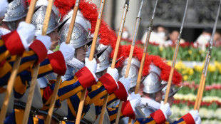 Swiss Guard tailor stitches papal defenders' pantaloons