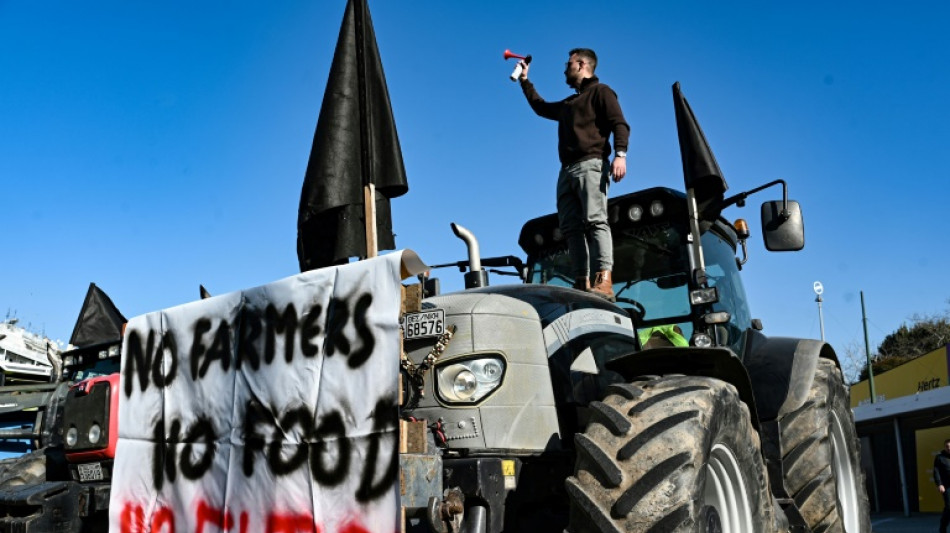 Bauern protestieren auch in Griechenland