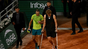 Roland-Garros: Rafael Nadal en finale après l'abandon sur blessure de Zverev