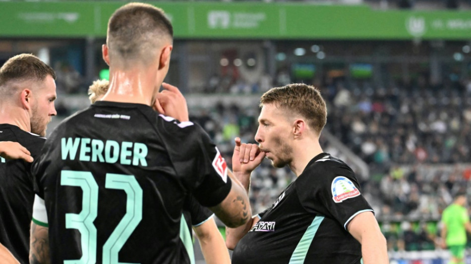 Auswärtsmacht Bremen gewinnt auch in Wolfsburg