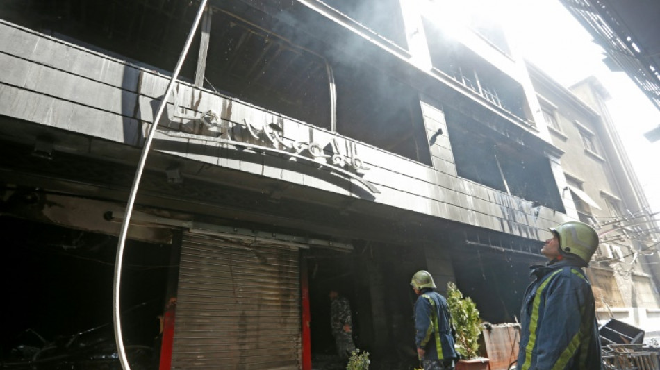 Syrie: 11 morts dans l'incendie d'un centre commercial à Damas