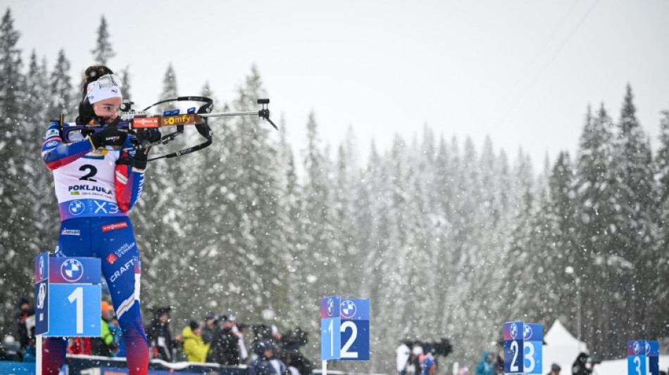 Biathlon: duel final entre Jeanmonnot et Preuss pour le gros globe