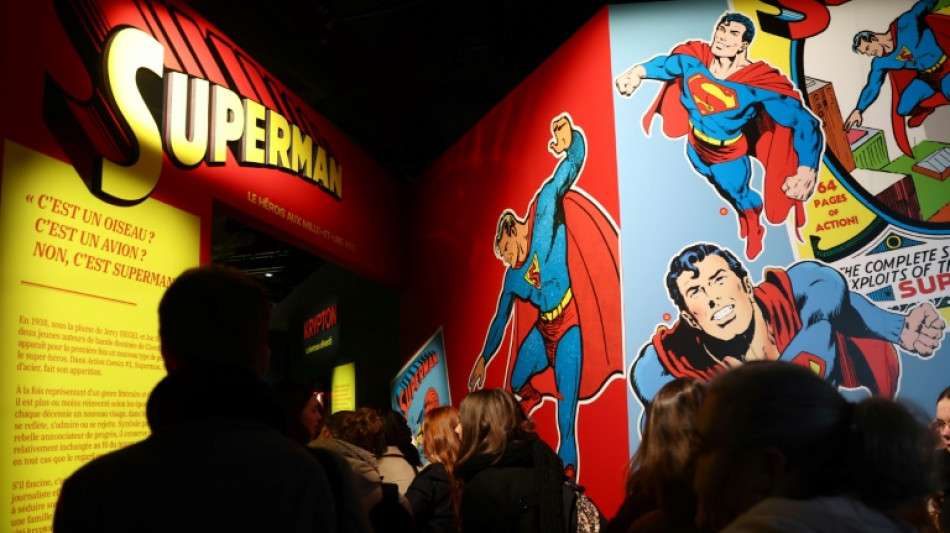 A Angoulême, les "1001 vies" de Superman, au-delà du super-héros patriote