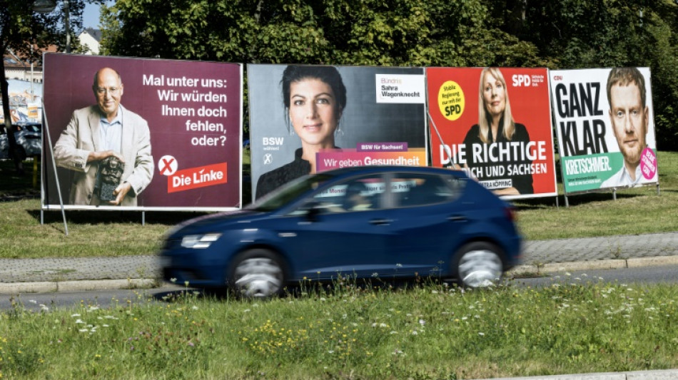 Umfrage vor Landtagswahl in Sachsen: Kopf-an-Kopf-Rennen von CDU und AfD