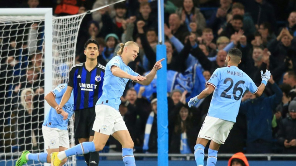 C1: Manchester City et Haaland bien lancés vers les 8e