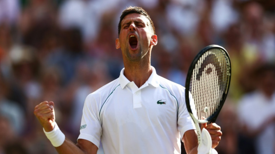 Wimbledon: Djokovic retrouvera Kyrgios pour une finale en "feu d'artifice"