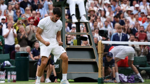 Alcaraz struggles into Wimbledon last-eight as tearful Keys quits