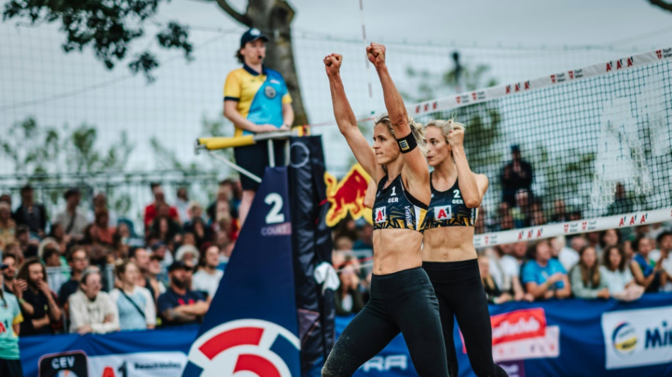 Beachvolleyball-EM: Ludwig/Lippmann stürmen ins Halbfinale