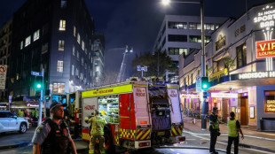 Sydney: spectaculaire incendie dans le centre de Sydney