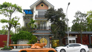 Vietnamese dad spends thousands converting van into wooden tank for son