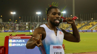 Athlétisme: premiers sprints gagnants pour Lyles et Thomas à Doha, la perche reportée