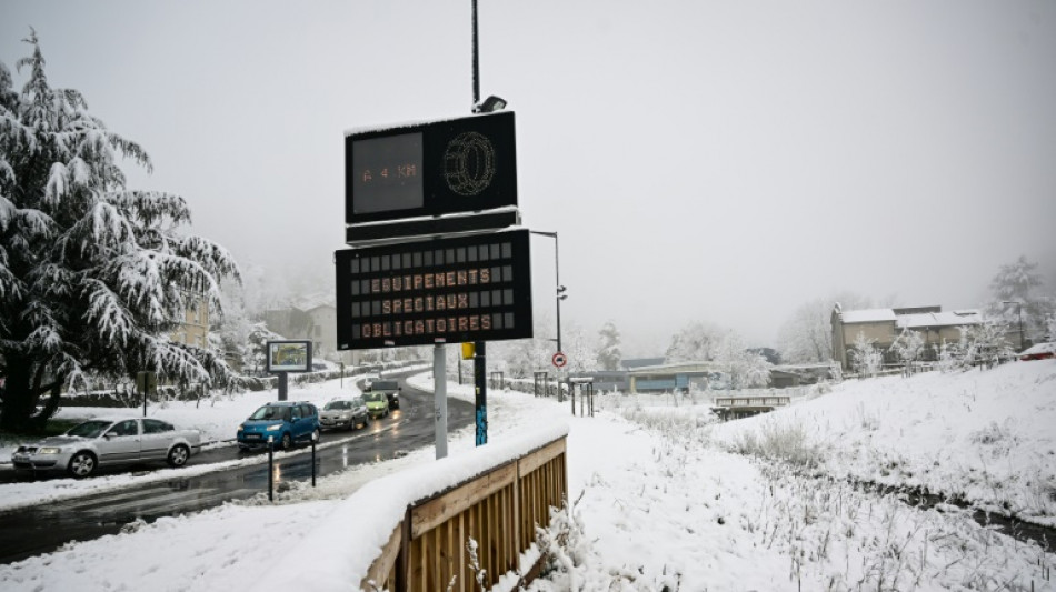 Neige dans le Massif central: deux départements toujours en vigilance orange