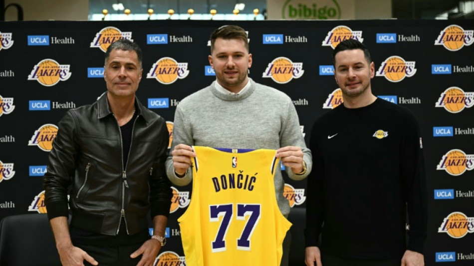 Doncic hungry for titles after shock Lakers trade  