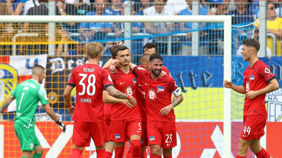 Nach verpatztem Liga-Start: Hertha mit klarem Sieg im Pokal