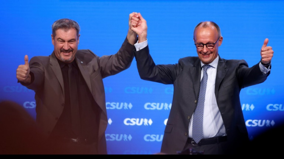 Merz beschwört beim CSU-Parteitag neues Miteinander in der Union