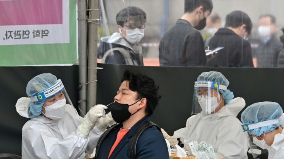 Corea del Sur registra un nuevo récord de contagios de covid por la variante ómicron