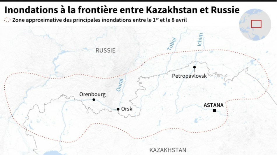 Inondations Russie et Kazakhstan: situation "critique" et évacuation d'urgence à Orenbourg