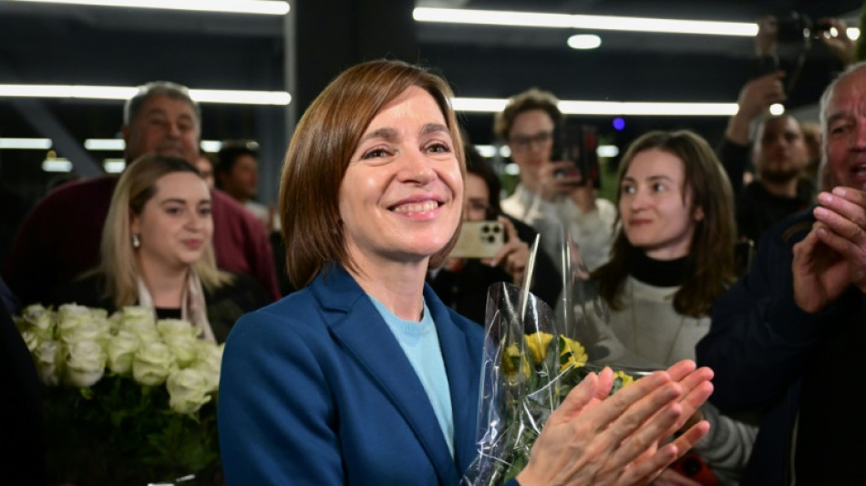 Presidenta proeuropea Sandu proclama su victoria en elecciones de Moldavia