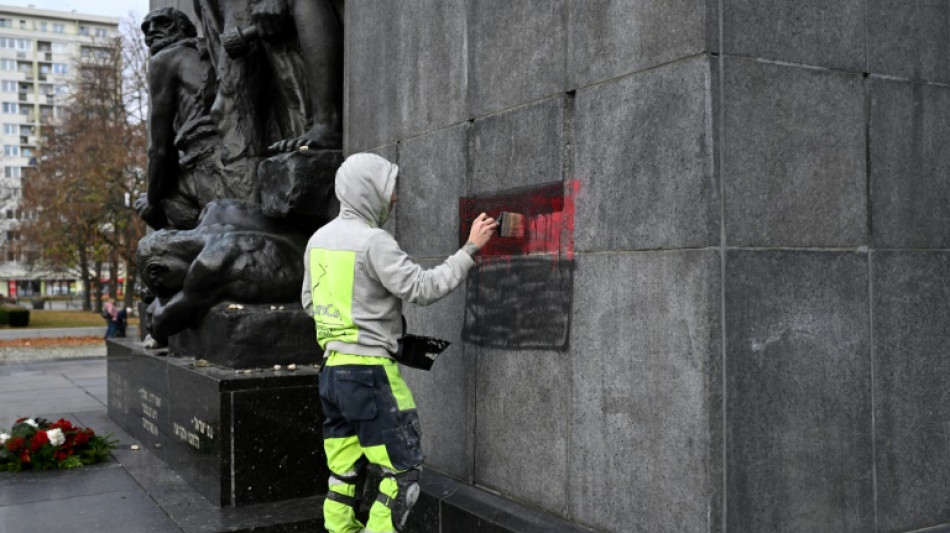 "Angriff auf die Geschichte": Mahnmal für Aufstand im Warschauer Ghetto geschändet