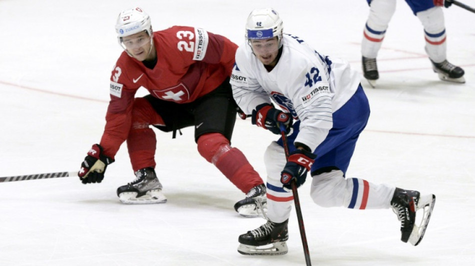 Hockey sur glace: la France chute contre la Suisse au Mondial