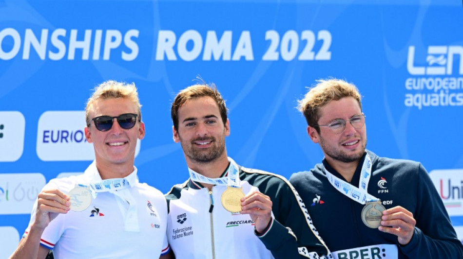 Euro de natation: Olivier 2e et Fontaine 3e dans le 10 km en eau libre, le relais mixte français 3e