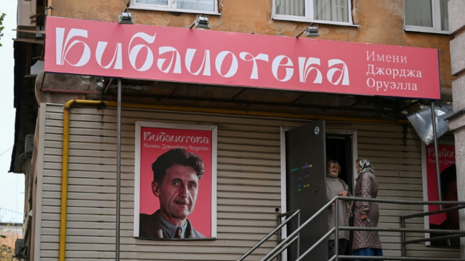 En Russie, la lumière d'une bibliothèque George-Orwell brille encore