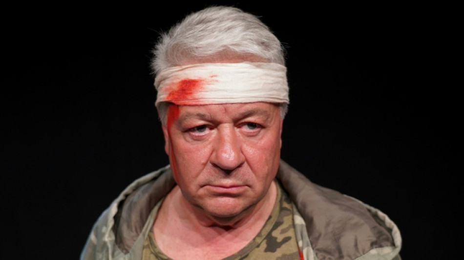 Ukrainian actors tell tales of war onstage