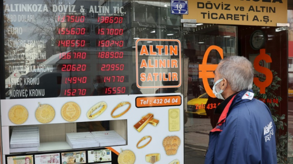 Inflación interanual del 54,4% en Turquía en febrero, un récord desde 2002