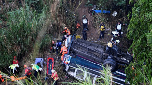 At least 55 dead after Guatemala bus plunges into ravine