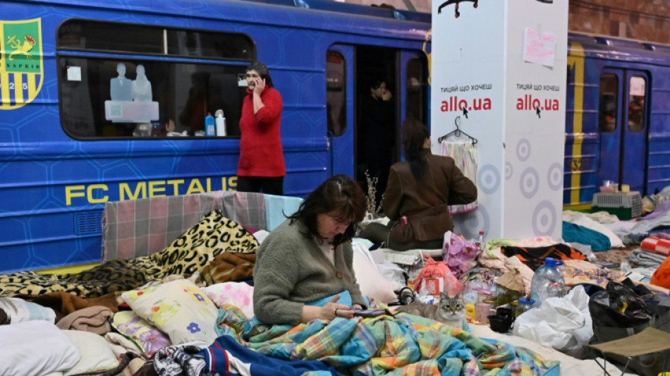 En el metro de Járkov, dos meses de "aterradora" vida para evitar las bombas