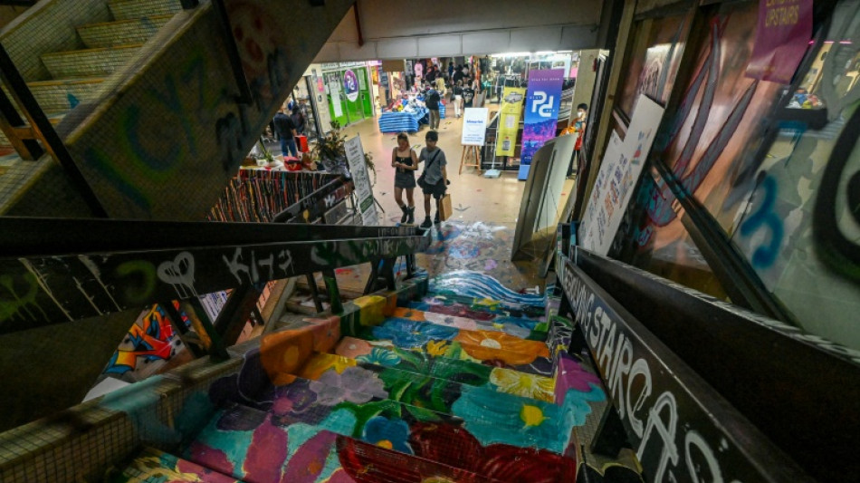 Abandoned Singapore mall becomes unlikely art haven