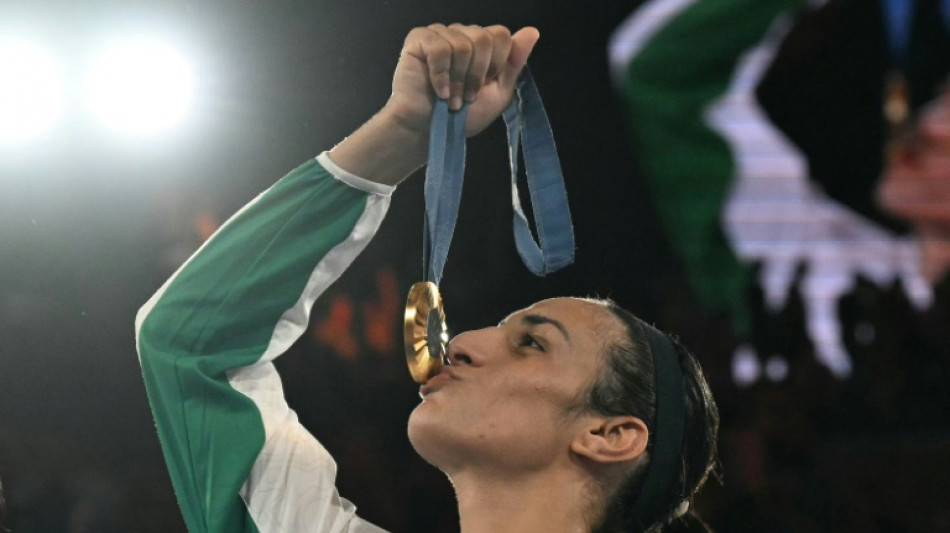 Algerian boxer Khelif 'not intimidated' by Trump as she targets second Olympic gold in LA