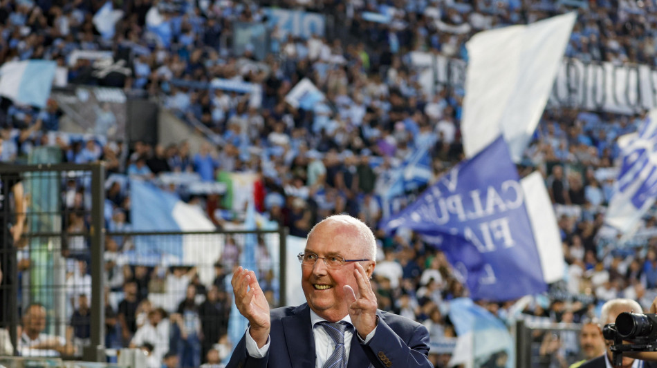 La Lazio 'celebra' Eriksson prima della partita col Sassuolo