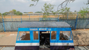 S.Africa teens build solar train as power cuts haunt commuters