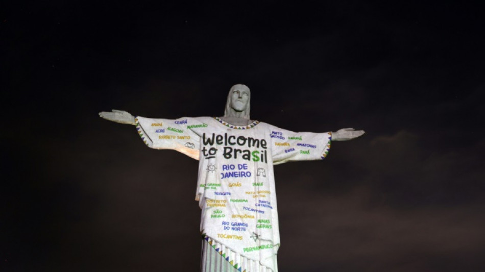 Rio's Christ statue welcomes Taylor Swift with open arms