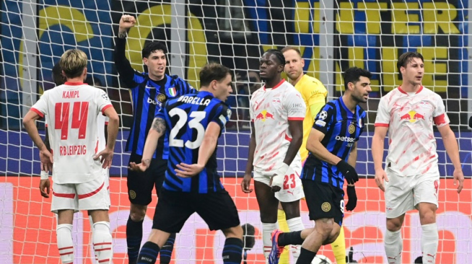 Inter take Champions League lead with narrow win over Leipzig