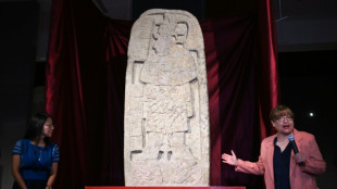 La prominente Señora Seis de la cultura Maya se exhibe en Guatemala