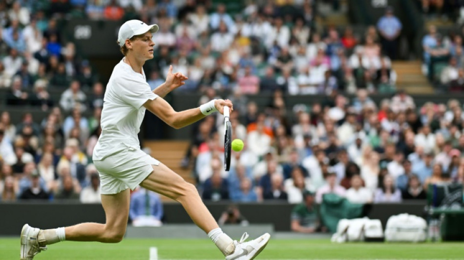 Wimbledon: Sinner trop fort pour Shelton en huitièmes