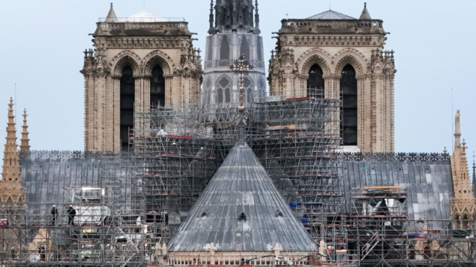 L'"éclat" retrouvé de Notre-Dame dévoilé lors d'une ultime visite de Macron