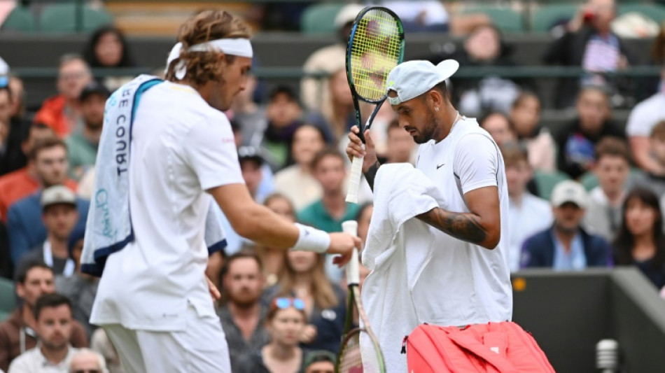 Wimbledon: Tsitsipas et Kyrgios mis à l'amende