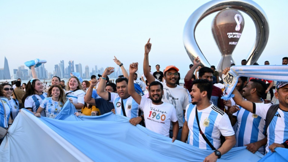 Mondial-2022: à Doha, les fans de l'Argentine rêvent de victoire pour Messi